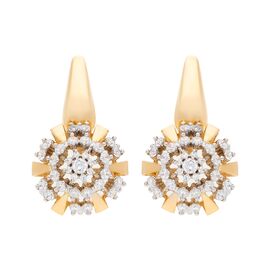 Серьги, золото, 585, 8.9г, 47938 | GoldMarket.kz