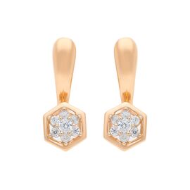 Серьги, золото, 585, 4.08г, 48234 | GoldMarket.kz