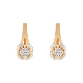 Серьги, золото, 585, 3.86г, 50389 | GoldMarket.kz