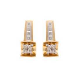 Серьги, золото, 585, 4.53г, 53171 | GoldMarket.kz