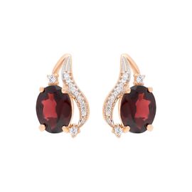 Серьги, золото, 585, 4.11 г, 053407 | GoldMarket.kz