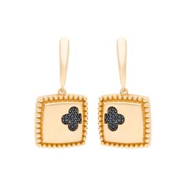 Серьги, золото, 585, 11.87г, 41808 | GoldMarket.kz
