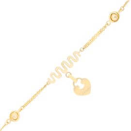 Браслет, золото, 585, 8.84г, 46861 | GoldMarket.kz