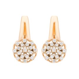Серьги, золото, 585, 5.34г, 53556 | GoldMarket.kz