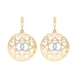 Серьги, золото, 585, 6.79г, 41467 | GoldMarket.kz