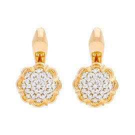 Серьги, золото, 585, 6.08г, 42484 | GoldMarket.kz