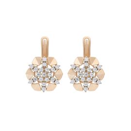 Серьги, золото, 585, 4.41г, 45435 | GoldMarket.kz