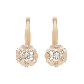 Серьги, золото, 585, 4.83г, 46930 | GoldMarket.kz