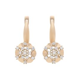 Серьги, золото, 585, 4.92г, 48186 | GoldMarket.kz