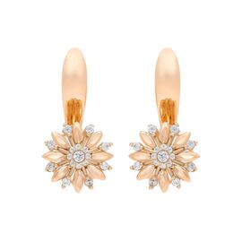 Серьги, золото, 585, 5.89г, 47450 | GoldMarket.kz