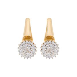 Серьги, золото, 585, 6.58г, 53155 | GoldMarket.kz