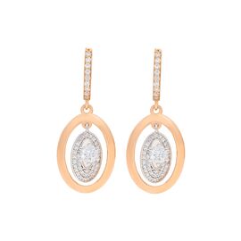 Серьги, золото, 585, 6.9г, 54079 | GoldMarket.kz