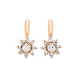 Серьги, золото, 585, 4.6г, 54099 | GoldMarket.kz