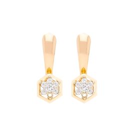 Серьги, золото, 585, 3.76г, 54418 | GoldMarket.kz