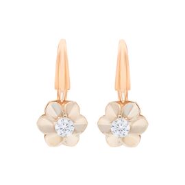 Серьги, золото, 585, 4.42г, 55031 | GoldMarket.kz