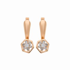 Серьги, золото, 585, 3.87г, 56913 | GoldMarket.kz