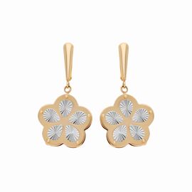 Серьги, золото, 585, 6.27г, 57038 | GoldMarket.kz