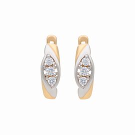 Серьги, золото, 585, 2.52г, 57057 | GoldMarket.kz