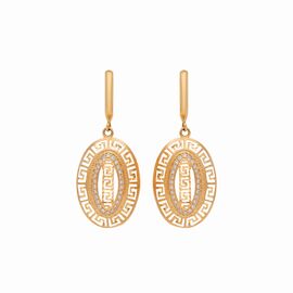 Серьги, золото, 585, 6.45г, 57109 | GoldMarket.kz