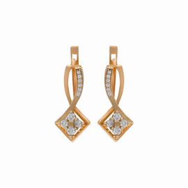 Серьги, золото, 585, 4.44г, 57130 | GoldMarket.kz
