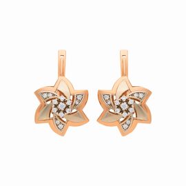 Серьги, золото, 585, 5.71г, 57150 | GoldMarket.kz