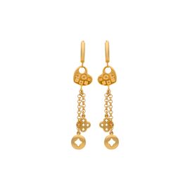 Серьги, золото, 585, 6.64г, 55492 | GoldMarket.kz