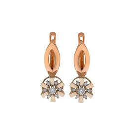 Серьги, золото, 585, 6.24г, 55554 | GoldMarket.kz