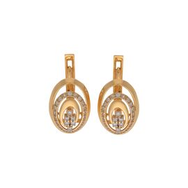Серьги, золото, 585, 4.91г, 55572 | GoldMarket.kz