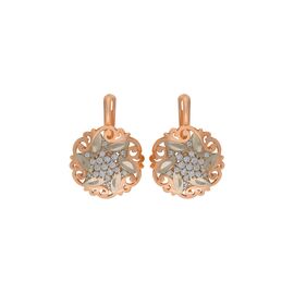 Серьги, золото, 585, 6.08г, 55683 | GoldMarket.kz