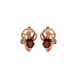 Серьги, золото, 585, 4.43г, 55732 | GoldMarket.kz