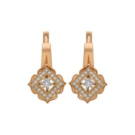 Серьги, золото, 585, 4.72г, 56028 | GoldMarket.kz