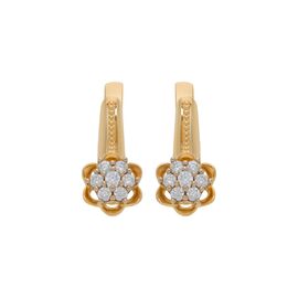 Серьги, золото, 585, 5.85г, 56043 | GoldMarket.kz