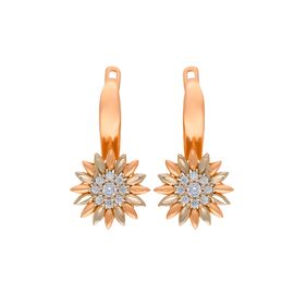Серьги, золото, 585, 4.67г, 56367 | GoldMarket.kz