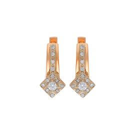 Серьги, золото, 585, 4.96г, 56406 | GoldMarket.kz