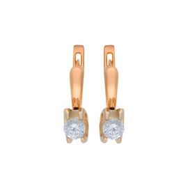 Серьги, золото, 585, 3.24г, 56560 | GoldMarket.kz