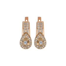 Серьги, золото, 585, 4.91г, 56604 | GoldMarket.kz