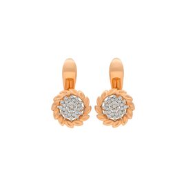 Серьги, золото, 585, 6.06г, 56677 | GoldMarket.kz