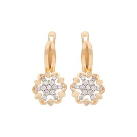 Серьги, золото, 585, 3.74г, 57192 | GoldMarket.kz