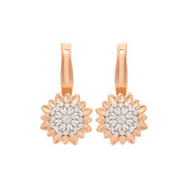 Серьги, золото, 585, 4.53г, 57235 | GoldMarket.kz