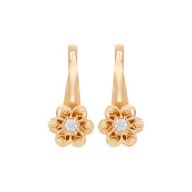 Серьги, золото, 585, 5.89г, 57236 | GoldMarket.kz