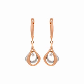 Серьги, золото, 585, 2.76г, 57378 | GoldMarket.kz