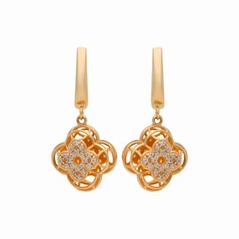 Серьги, золото, 585, 3.84г, 57385 | GoldMarket.kz