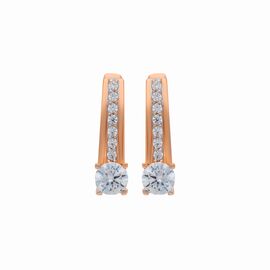 Серьги, золото, 585, 2.56г, 57398 | GoldMarket.kz