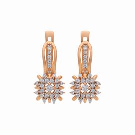 Серьги, золото, 585, 4.21г, 57466 | GoldMarket.kz