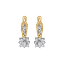 Серьги, золото, 585, 5.57г, 55581 | GoldMarket.kz