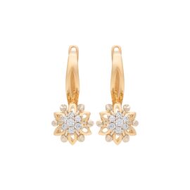 Серьги, золото, 585, 3.98г, 57252 | GoldMarket.kz