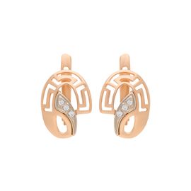 Серьги, золото, 585, 2.89г, 57258 | GoldMarket.kz