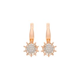 Серьги, золото, 585, 5.17г, 57260 | GoldMarket.kz