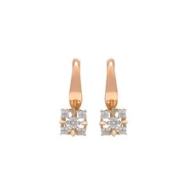 Серьги, золото, 585, 4.63г, 57302 | GoldMarket.kz
