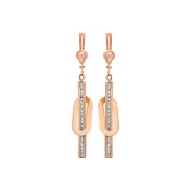Серьги, золото, 585, 4.18г, 57332 | GoldMarket.kz